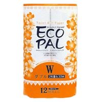 イデシギョー トイレットペーパー エコパル12ロールW 00306979 1袋（直送品）