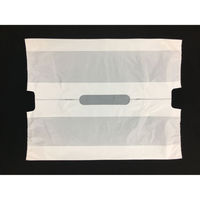 まつもと合成 レジ袋 無地バンバンバッグ No.3 乳白 00427573 1ケース(1000個(100個×10))（直送品）