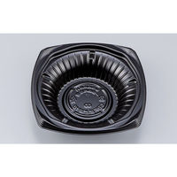 シーピー化成 どんぶり容器 CBFまど味16 黒 本体 0A00116000525 1袋(50個)（直送品）