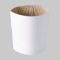 12オンスペーパーカップ用スリーブ(白) 02458 1ケース(2000個(200個×10))（直送品）