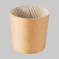 16オンスカップ用スリーブ(クラフト) 02459 1ケース(2000個(200個×10))（直送品）