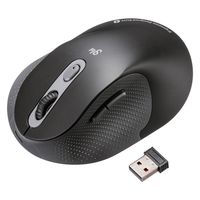 サンワサプライ 静音ワイヤレスエルゴノミクスコンボマウス MA-EWBBS528