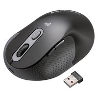 サンワサプライ 静音ワイヤレスエルゴノミクスコンボマウス MAーEWBBS528MBK 1個