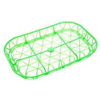 松井化学工業 乾物用 F-196 干物篭 大 グリーン 1袋(800個)（直送品）