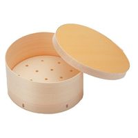 アサヒグリーン 木製容器 経木ワッパ穴あき 5665 1ケース(112個)（直送品）