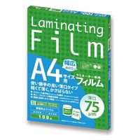 アスカ 店舗運営用品 ラミネーターフィルム 薄口75μ