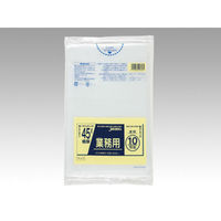 ジャパックス LDゴミ袋 ゴミ袋 PL43 透明 0.050mm×45L 10枚入 193444 1ケース(30個)（直送品）