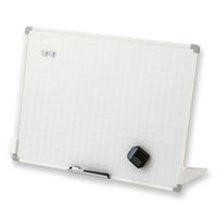 アスカ スタンド付きセクションボード 暗線入り Lサイズ VWB075 1ケース(10個)（直送品）