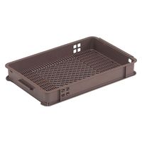 三甲 コンテナ 大型ばんじゅうB-3 ブラウン 201706 1ケース(10個)（直送品）