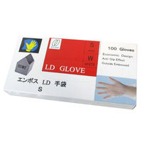 静光産業 ポリ手袋 LD手袋(半透明)Sサイズ 31434 1ケース(40個)（直送品）