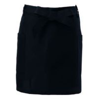 サンユニフォーム ショートエプロン(ブラック)F 701-S713-1 1袋（直送品）