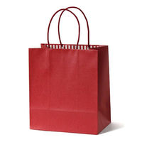 パックタケヤマ 紙手提袋 STカラーズ ボルドー XZT68332 1袋(10個)（直送品）