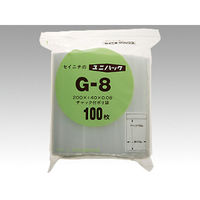 生産日本社 チャック付き袋 ユニパック チャック付ポリエチレン袋 Gー8 11227 1袋(100個)（直送品）
