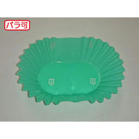 セイコー おかずカップ ラミケースOPP小判6号Pグリーン 500枚 90020620 1ケース(50個)（直送品）