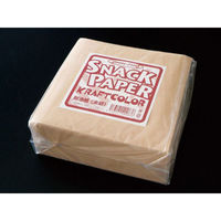 溝端紙工印刷 スナックペーパー耐油紙(未晒)1000枚入 614605 1袋（直送品）