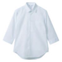 サンユニフォーム ストレッチシャツ 七分袖シャツ(ホワイト)SS 577-S511-0-SS 1袋（直送品）