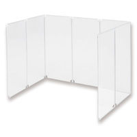 アスカ 飛沫対策品 折りたたみ透明パーテーション 大 VGP90 1ケース(10個)（直送品）