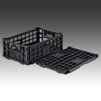 三甲 青果什器 オリコン EP42A-B ブラック 556120 1ケース(5個)（直送品）