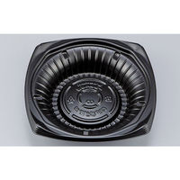 シーピー化成 どんぶり容器 CBFまど味18 黒 本体 0A00118000525 1ケース(900個(50個×18))（直送品）