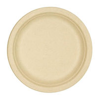 青葉紙業 バガスモールド 23cmプレート C-ECO-HM-002 1ケース(400個(50個×8))（直送品）