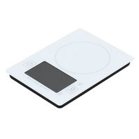 パール金属 はかり 量HAKARI ガラストップデジタルキッチンスケール1.0kg用 D-6607 1ケース(12個)（直送品）