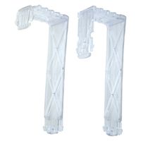 クルーズ アクリル什器 パーティション用フック 391301 2個入 1ケース(6個)（直送品）