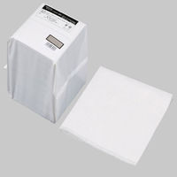 カウンタークロス(WHITE)薄手 ポリ包装Eタイプ(Half Size) 189881 1ケース(1800個(100個×18))（直送品）