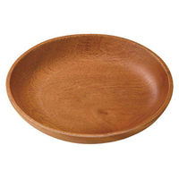 パール金属 皿 ウッドブレス 丸型プレートφ16cm UP-2554 1ケース(60個(6個×10))（直送品）