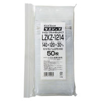 生産日本社 チャック付き袋 ラミジップフラットボトム LZKZ-1214 45403 1ケース(1000個(50個×20))（直送品）