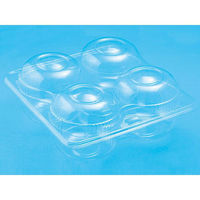 フルーツ容器 フルーツパック L-4 200332 1ケース(600個(100個×6))（直送品）