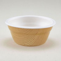 青葉紙業 どんぶり容器 D-5 もくめ 本体 205802 1ケース(800個(50個×16))（直送品）