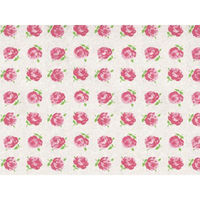 パックタケヤマ 包装紙 15 四六半才判 バラ柄 XZT00119 1袋(100個)（直送品）