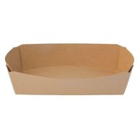 東罐興業 惣菜容器 R-M 長方形トレー クラフト 31931457 1ケース(600個(50個×12))（直送品）