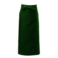 サンユニフォーム ロングエプロン ロングエプロン(グリーン)F 701-S711-5 1袋（直送品）