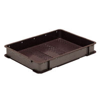 三甲 コンテナ ばんじゅうP-RB ブラウン 202002 1ケース(10個)（直送品）