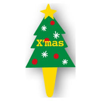 天満紙器 XG255 ケーキピック(ミニツリー) 6090540 1ケース(500個(100個×5))（直送品）