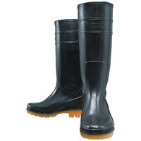 おたふく手袋 JW708ロングタイプ耐油長靴 黒 25.5cm JW708-BK-255 1ケース(12個)（直送品）
