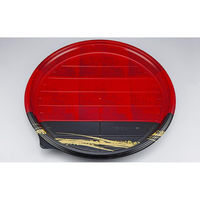 シーピー化成 寿司桶 NUN丸桶7 天佑赤 本体 0780507004035 1袋(10個)（直送品）