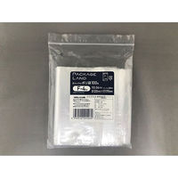 チャック付き袋 チャック付ポリ袋 F-4TH 1袋(100個)（直送品）