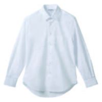 サンユニフォーム ストレッチシャツ 長袖シャツ(ホワイト)L 577-S510-0-L 1ケース(40個)（直送品）