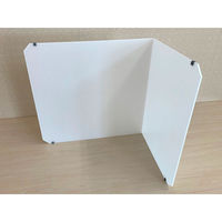 岐阜プラスチック工業 飛沫防止 モバイルウォール(片サイド59型) 6ITKA814 1点（直送品）