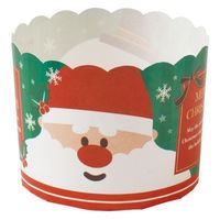 天満紙器 ケーキカップ XM667 ケーキカップ(クリスマスペア) 6090582 1袋(100個)（直送品）