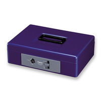 手提げ金庫 plus CB-030FL プラス 手提金庫 CB-030FL ダークグレー 12845 - アスクル