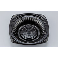 シーピー化成 どんぶり容器 CBFまど味17 黒 本体 0A00117000525 1袋(50個)（直送品）