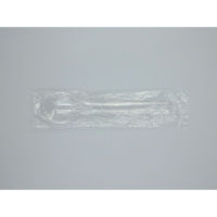 ホウケン産業 使い捨てスプーン スプーン125 透明 個包装 077 1ケース(3000個(500個×6))（直送品）