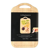 パール金属 マナ板 スタイルプレート カッティングボードM(ラバーウッド)H C-9138 1袋(5個)（直送品）