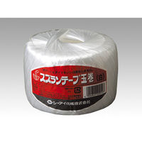 ビニール紐 スズラン玉巻 白 300m巻 354100 1袋（直送品）