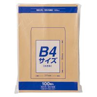 マルアイ クラフト封筒Z角0 85G 100枚 PK-Z108 1袋（直送品）