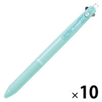 パイロット 多機能ボールペン アクロボール2+1 極細 ミントグリーン軸 BKHAB-40EF-MG 1セット（1本×10）