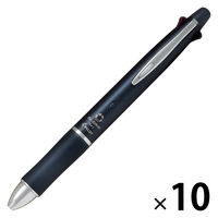 パイロット 多機能ボールペン ドクターグリップ4+1 アッシュメタルネイビー BKHDF1SEF-ANV 1セット（1本×10）